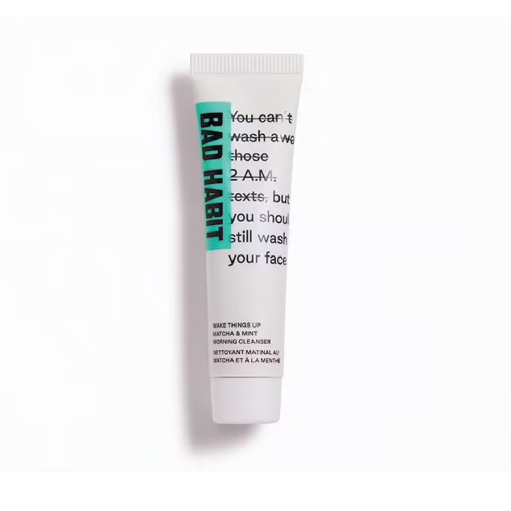 Mini bad habit “wake things up” cleanser!